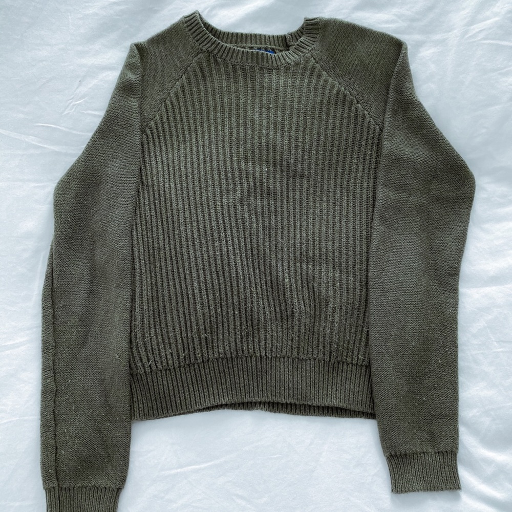 Green Aeropostale sweater.